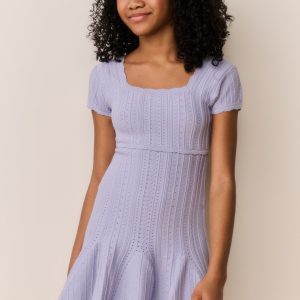 Tween Daffron Stretch Pointelle Dress