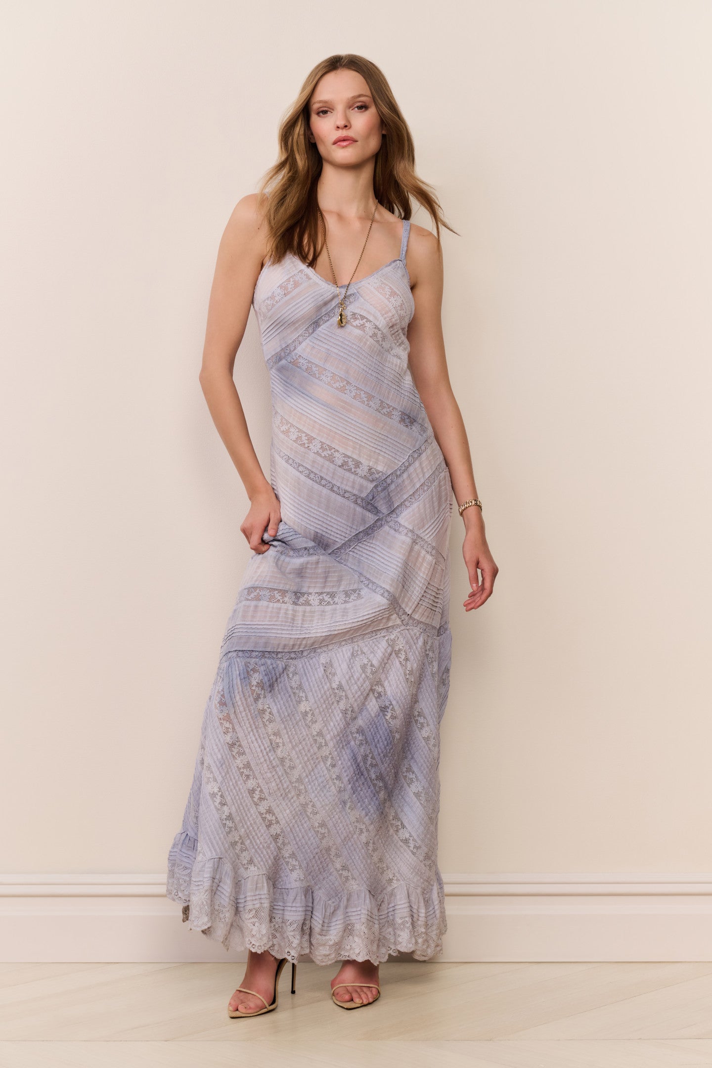 Eirene Hand-Dyed Cotton Maxi Dress - Image 3