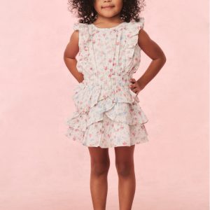 Girls Decker Cotton Floral Dress
