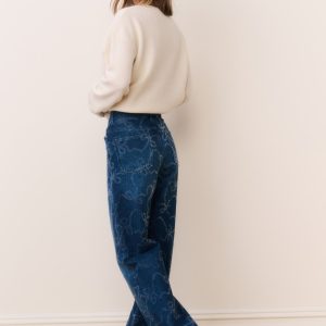 Dessa Crystal Bow Jeans