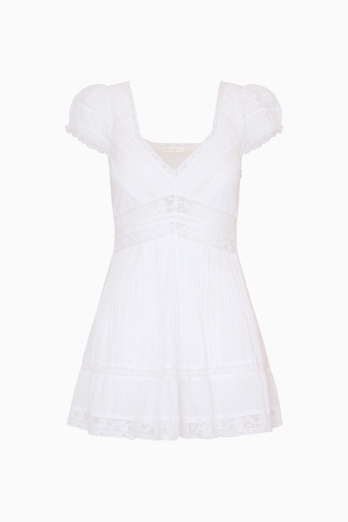Edena Cotton Victorian Mini Dress - Image 6