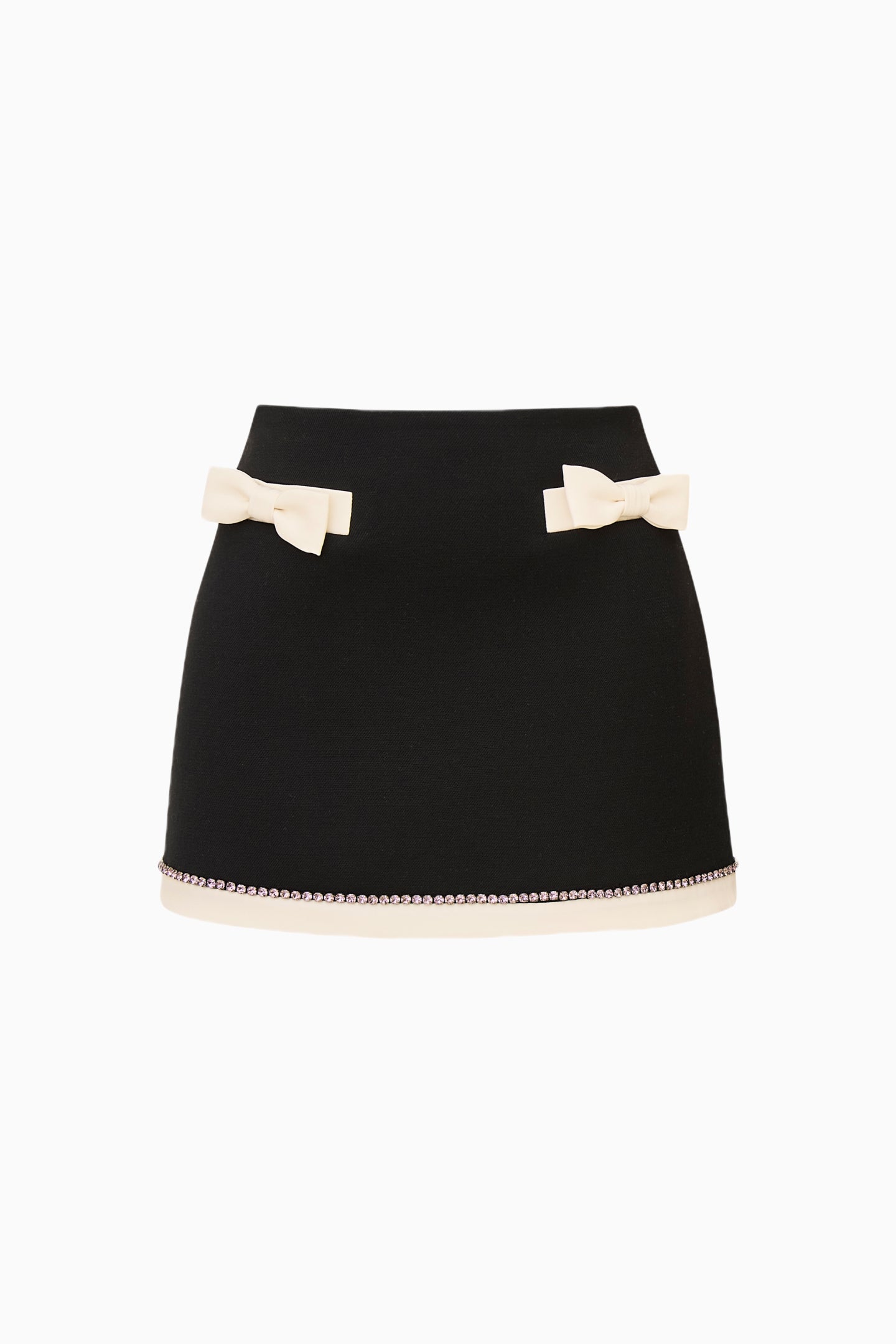 Edeness Bow Embellished Mini Skirt - Image 6