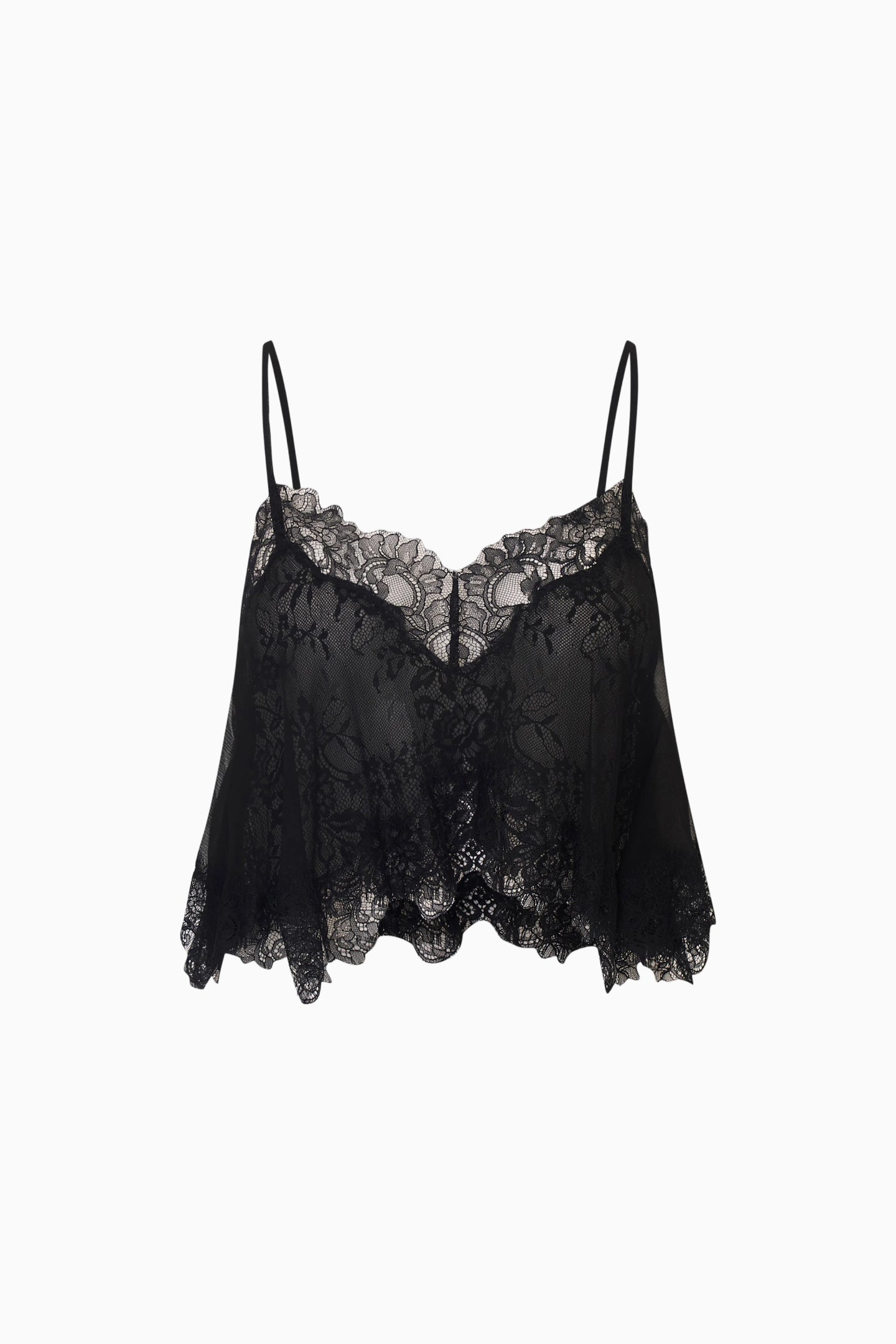 Elysia Silk Lace Crop Top - Image 4
