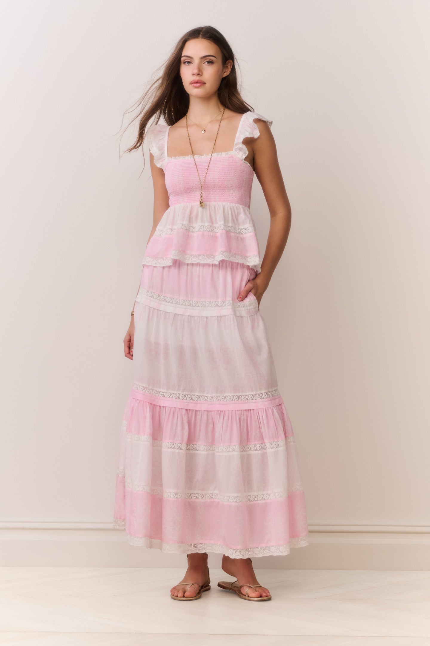 Phia Mixed Print Maxi Skirt