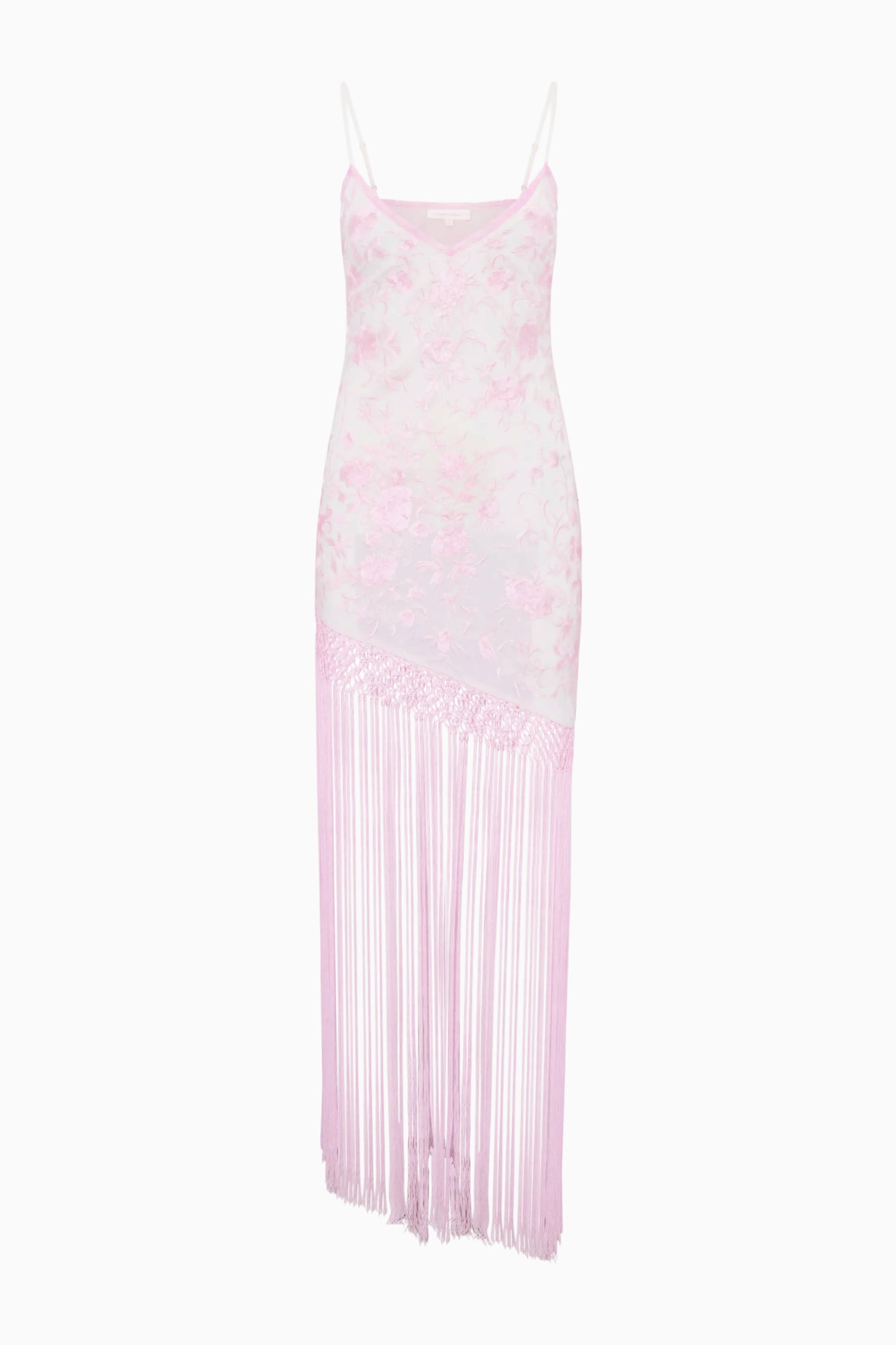 Evalette Floral Fringe Maxi Dress - Image 5
