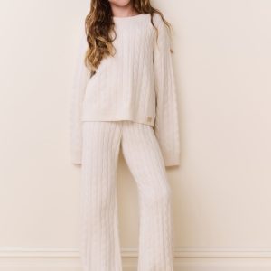 Tween Shalley Pant Cable Knit Pants