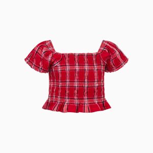 Tween Fabielle Tartan Top
