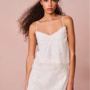 Ferni Lace Cami Top - IVORY