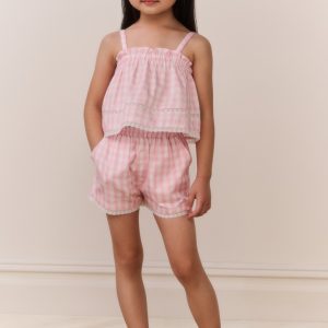 Little Girls Georgie Gingham Shorts