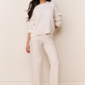 Fraya Cable Knit Lounge Pant