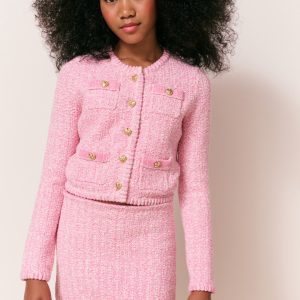 Girls Freydis Cotton Knit Cardigan