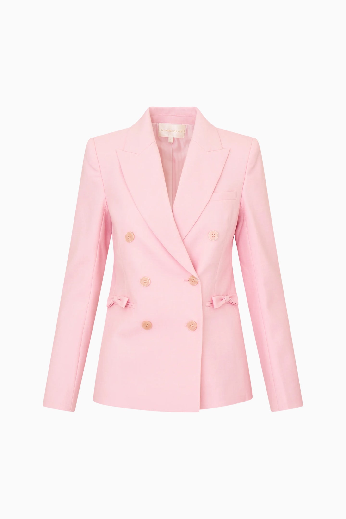 Gillian Linen-Cotton Bow Blazer - Image 6