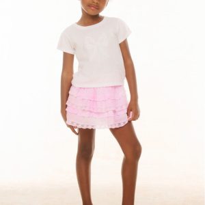 Girls Heritage Billie Skirt - PEONY PINK