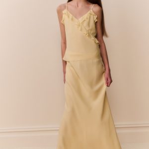 Tween Thyme Chiffon Maxi Skirt