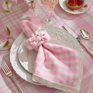 Yarn Dye Gingham Napkins - Set of 4