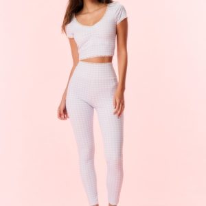 Highland Gingham Print Leggings