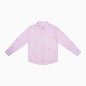 Hudley Cotton Unisex Shirt - HIBISCUS