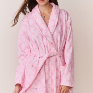 Cotton Indie Robe - PEPPERMINT PINK