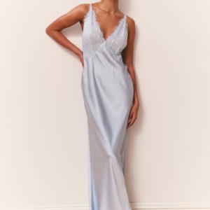 Iridia Satin Maxi Slip Dress