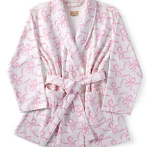 Indie Cotton Bath Robe-PINK BONNET