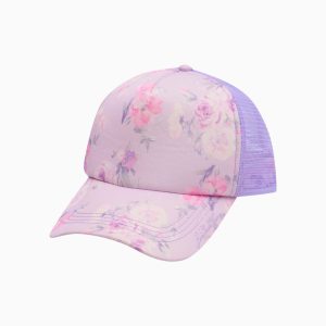 Joni Fragrance Print Trucker Hat - HIBISCUS