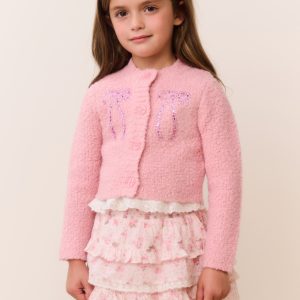Little Girls Journelle Embellished Cardigan