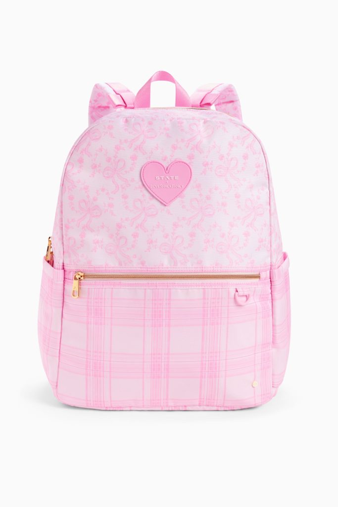 STATE x LoveShackFancy Mixed Print Kane Double Pocket Backpack