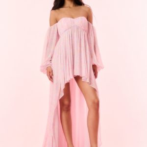 Kataline Floral High-Low Dress
