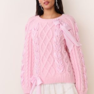 Kloss Alpaca-Blend Ribbon Pullover