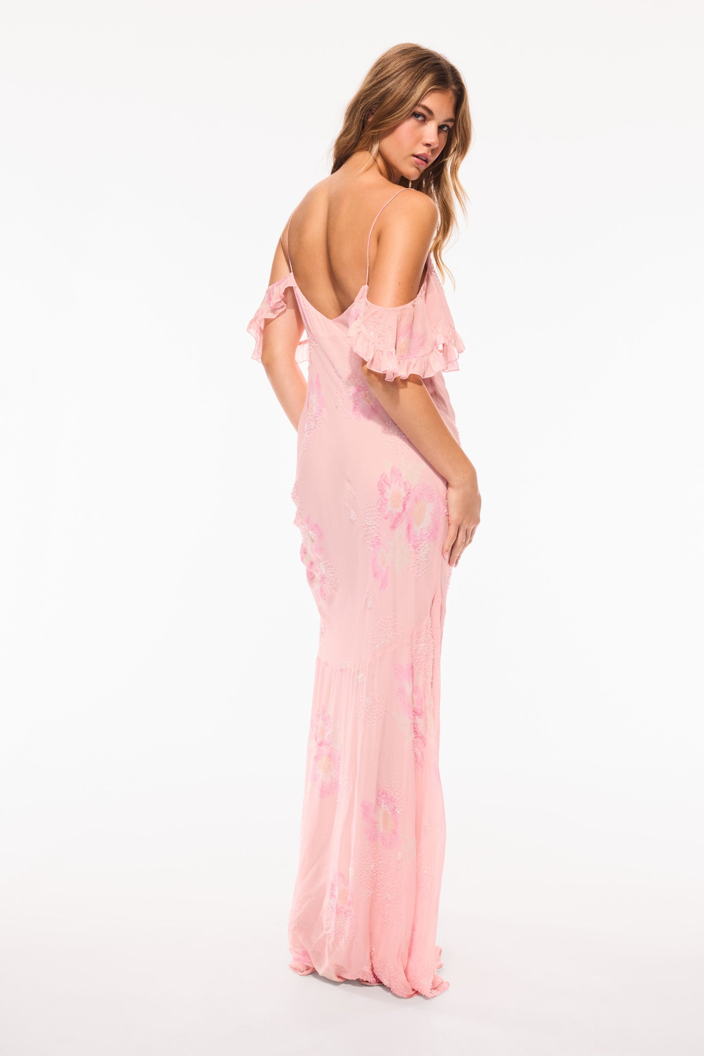 Librae Floral Off-The-Shoulder Gown - Image 5