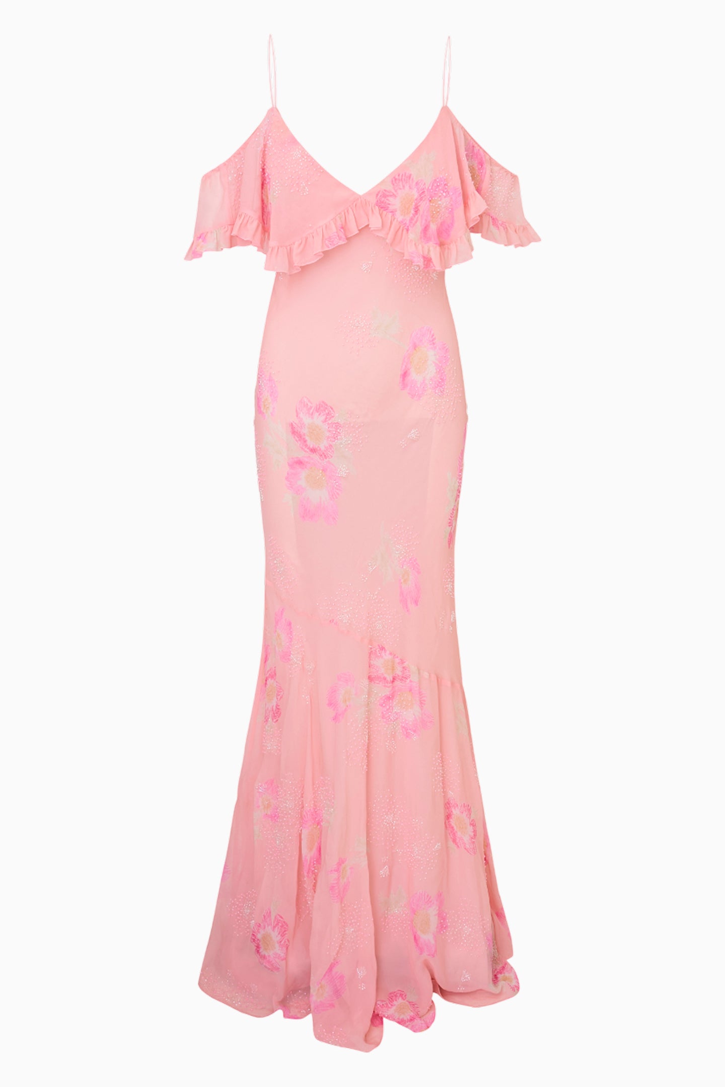 Librae Floral Off-The-Shoulder Gown - Image 6