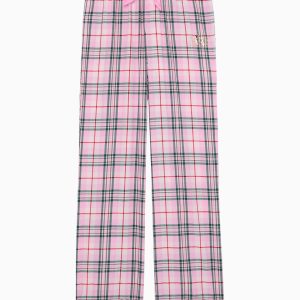 PINK x LoveShackFancy Pink Lurex Stripe Flannel PJ Pant