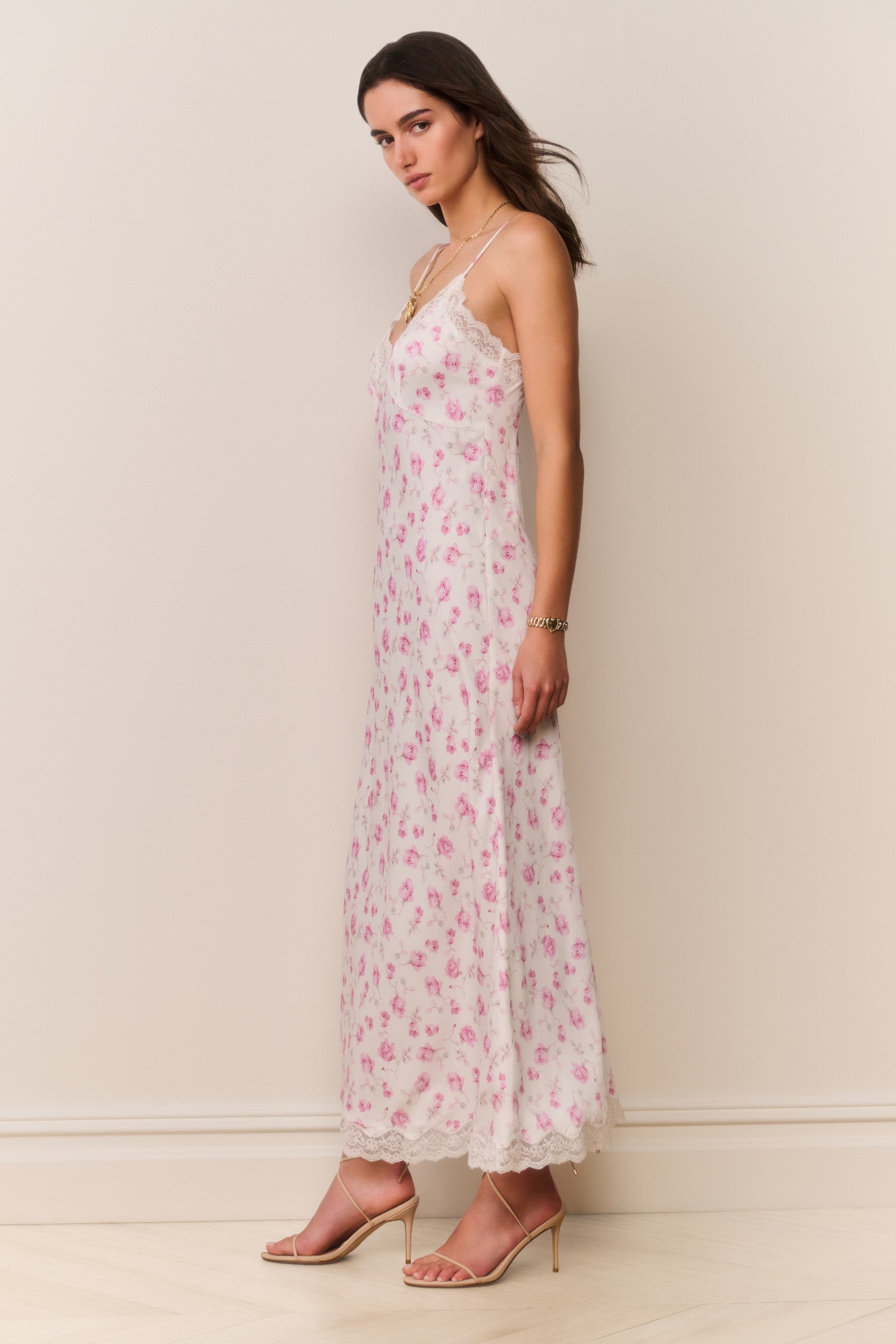 Manuela Heirloom Print Maxi Slip Dress - Image 10