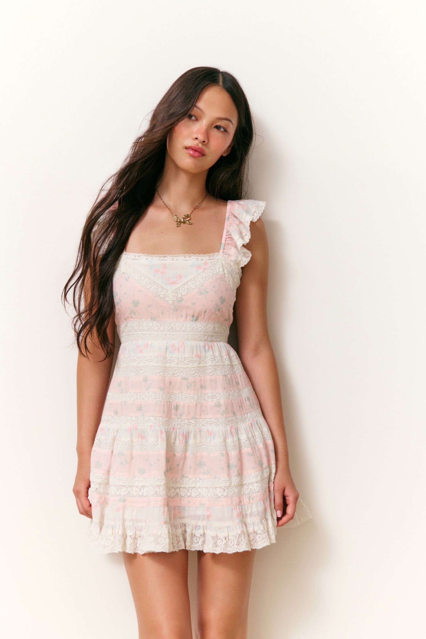 Melitta Mixed Print Mini Dress - Image 2