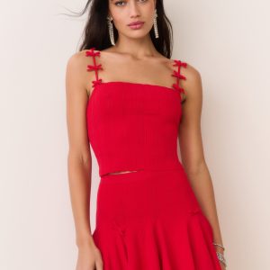 Garrett Rib Pointelle Top