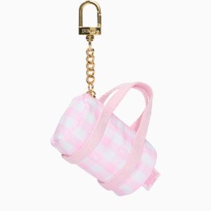 PINK x LoveShackFancy Mini Duffle Keychain Charm