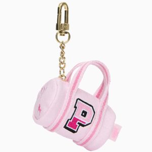 PINK x LoveShackFancy Pink Tulip Mini Duffle Keychain Charm
