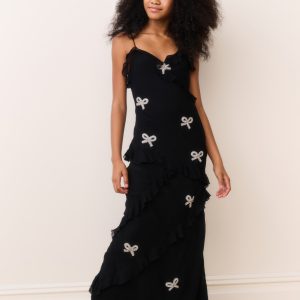Tween Mini Rialto Crystal Bow Dress