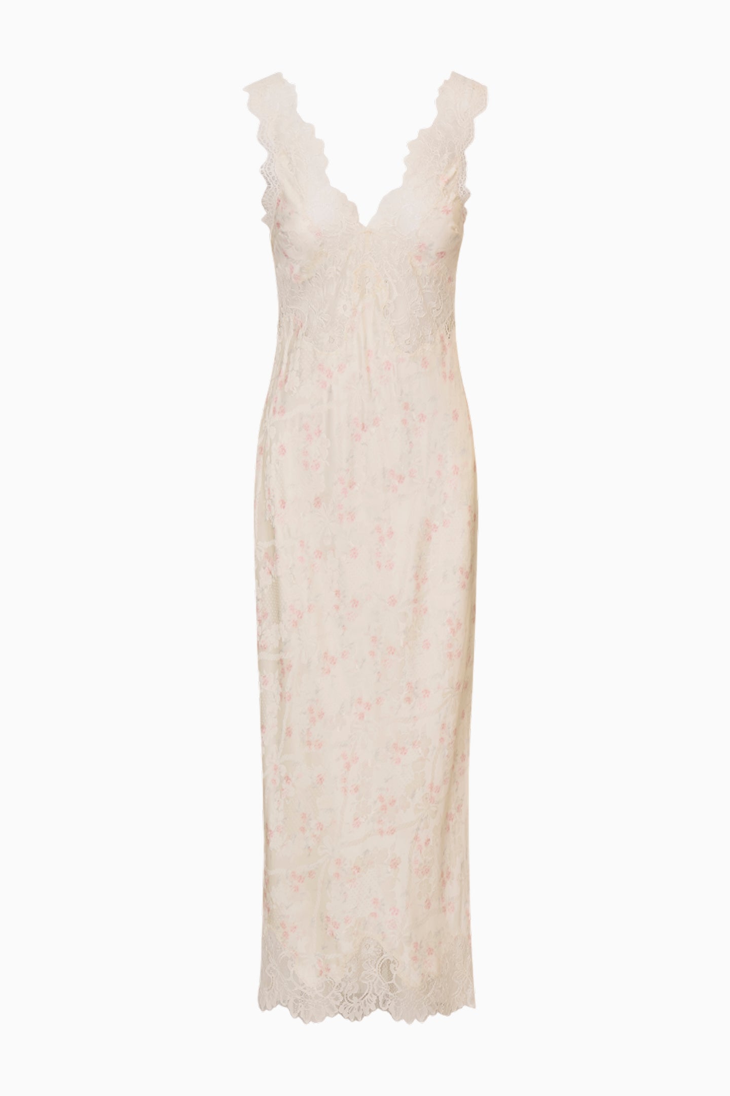 Mira Silk-Blend Floral Slip Dress - Image 4