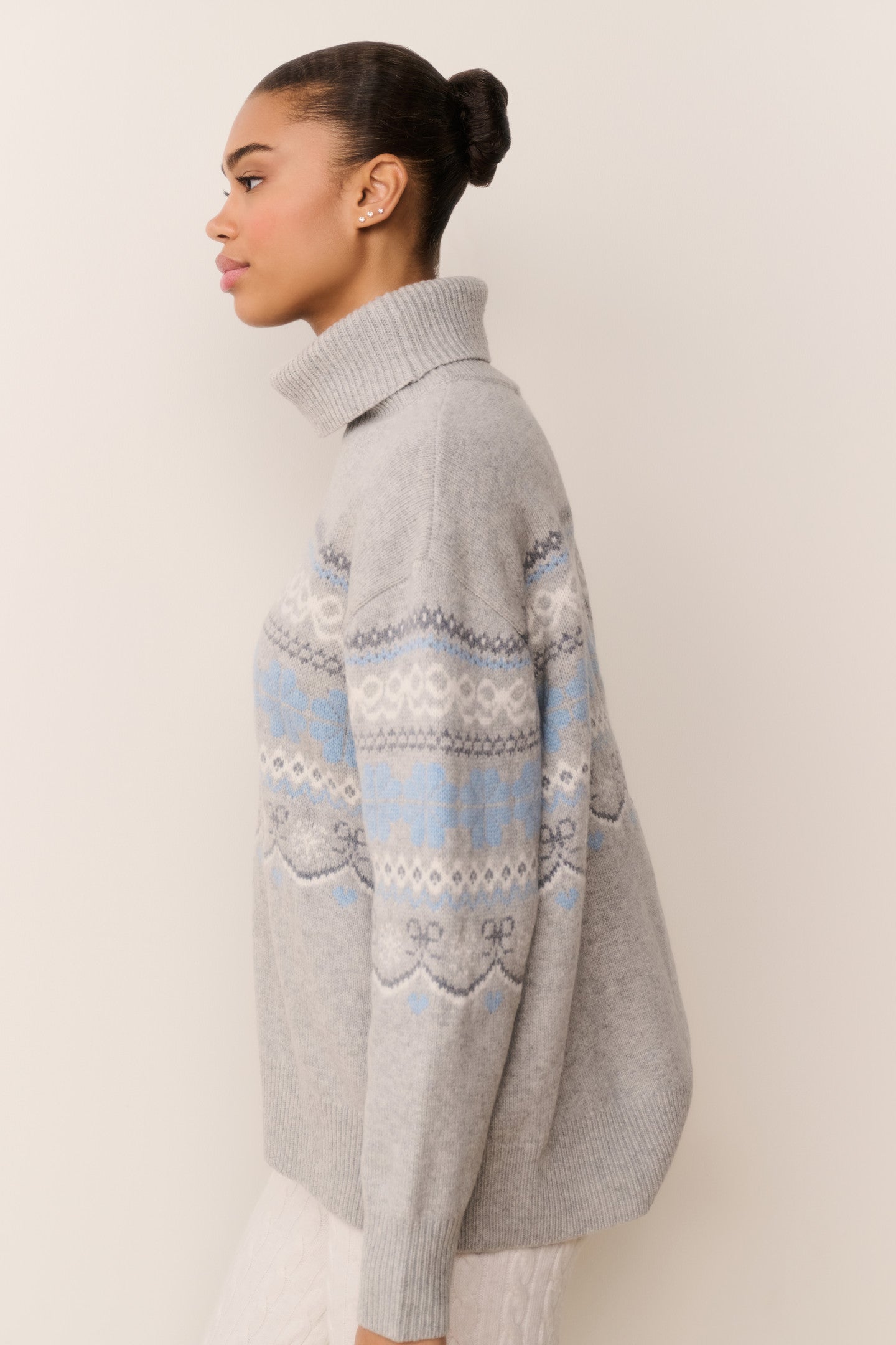 Mirin Wool Fairisle Turtleneck - Image 4