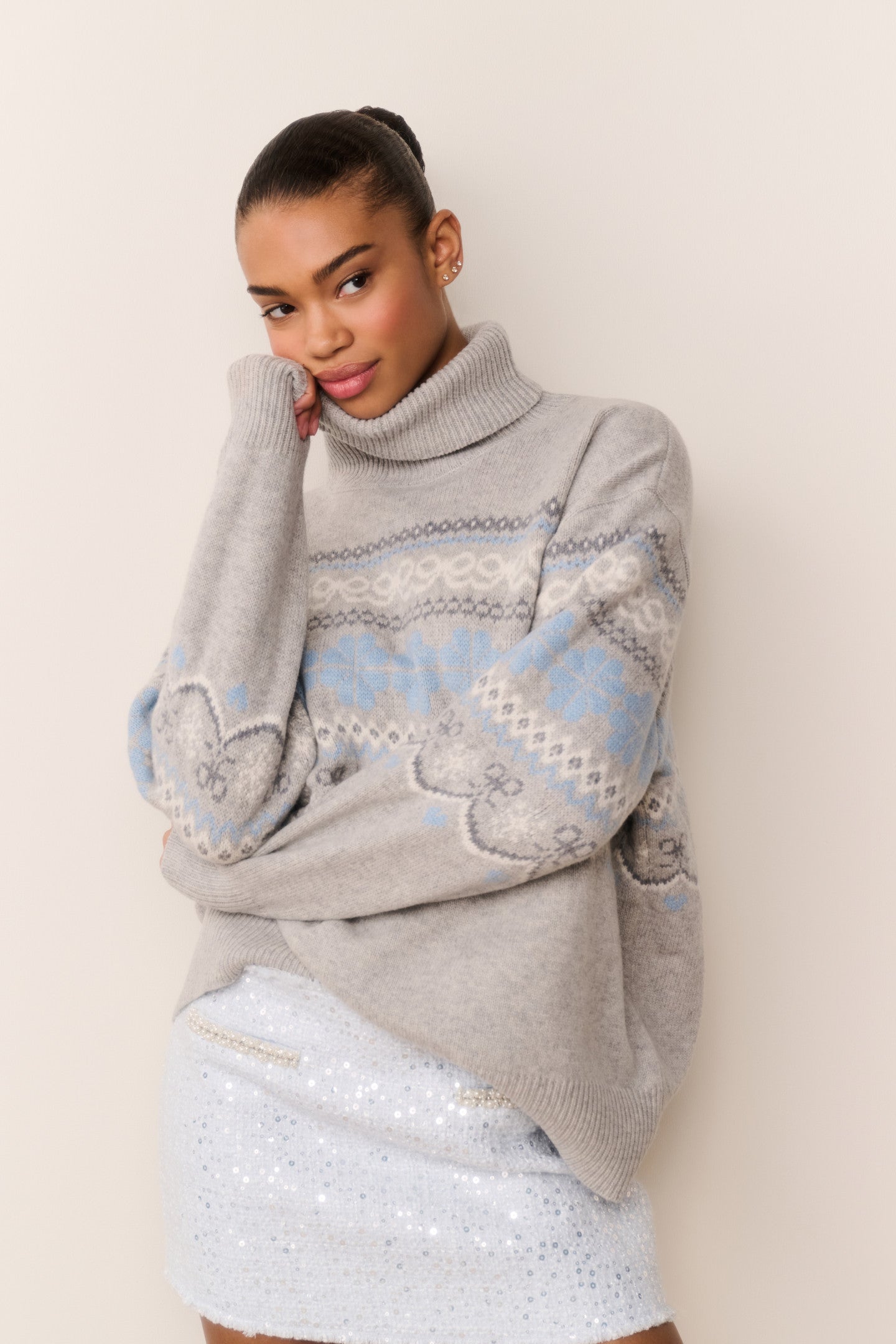 Mirin Wool Fairisle Turtleneck - Image 3