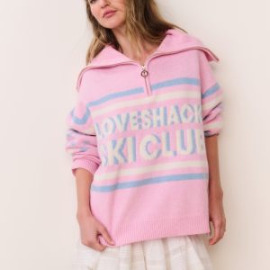 Mitsy Wool Ski Club Sweater