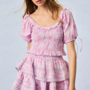 Molly Heirloom Print Top