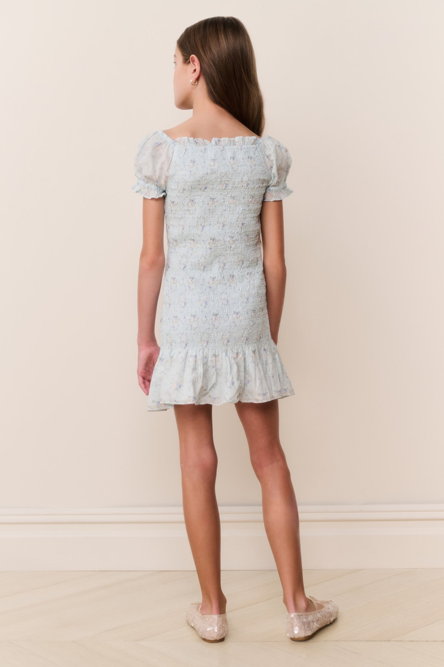 Tween Mosa Floral Cotton Dress - Image 4
