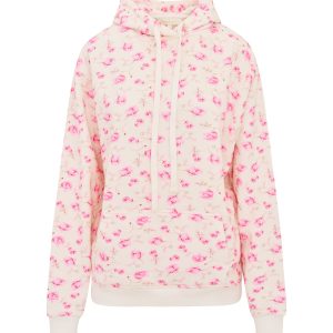 Nacova Floral Cotton Hoodie - STERLING DUSK