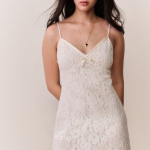 Petaline Lace Mini Dress