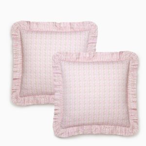 Forever In Love Ruffle Euro Sham Set Of 2