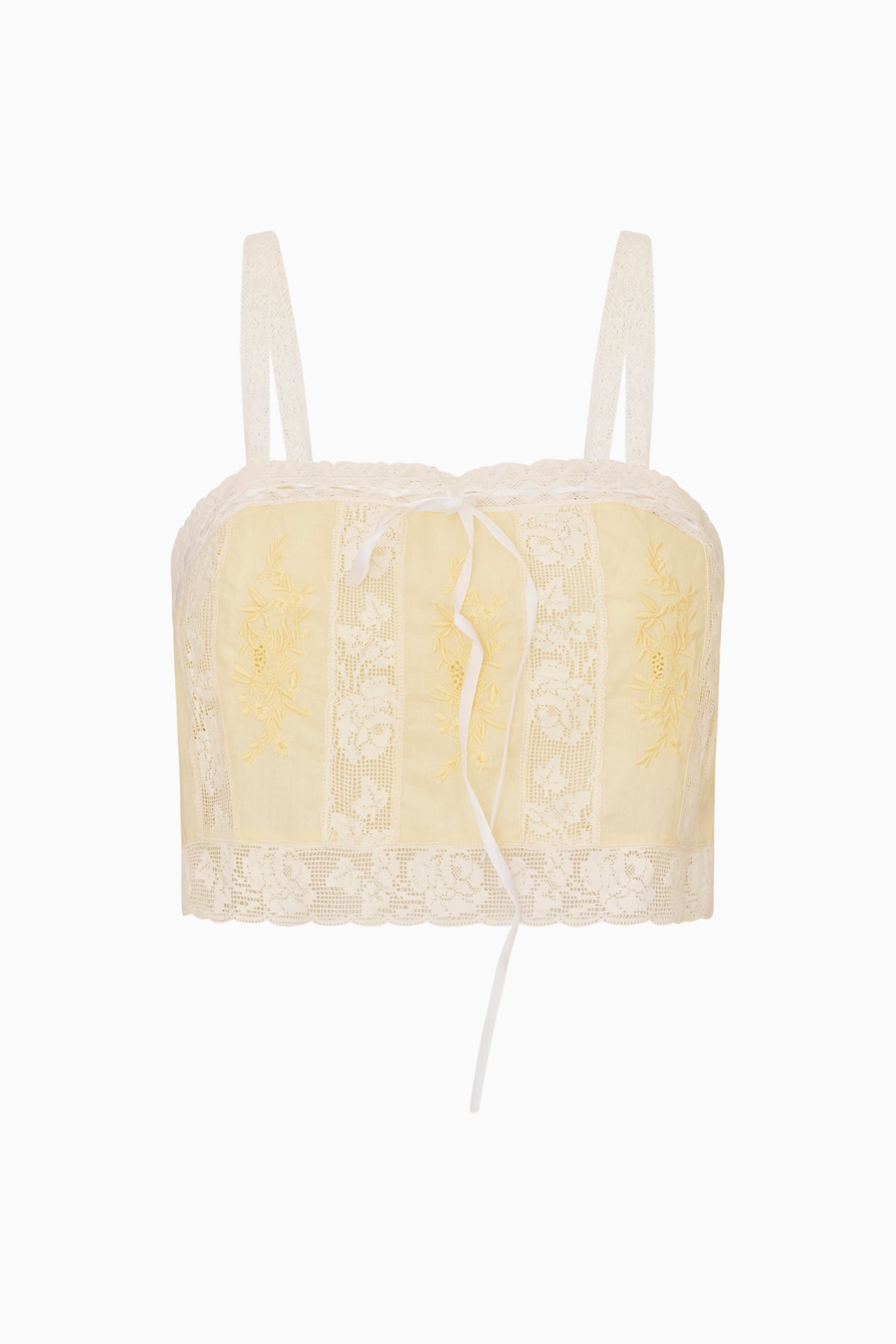Quince Cotton Victorian Crop Top - Image 6