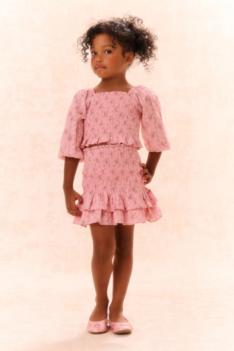 Girls Malva Cotton Top - Image 2
