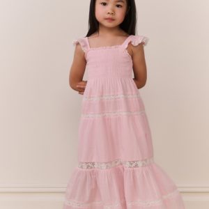 Little Girls Rhiannon Cotton Maxi Dress